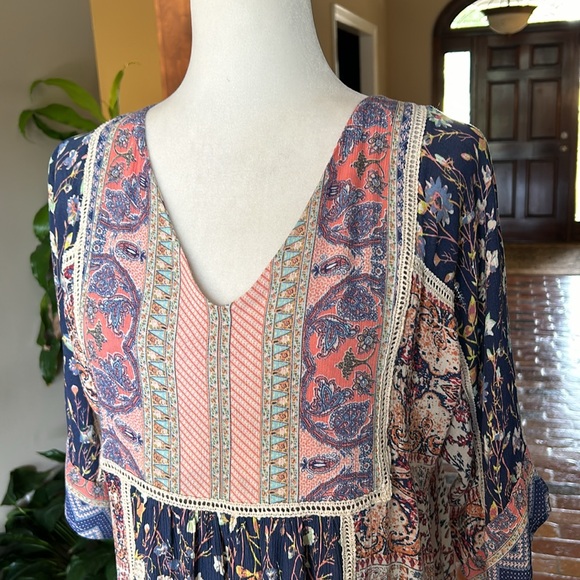 Sundance Boho print dress szXS - Picture 4 of 13